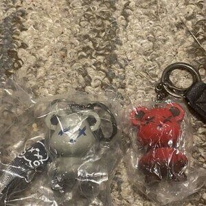 New Lot Of 2 Voodoo Bears Xx Eyes Keychains‎  Cartoon